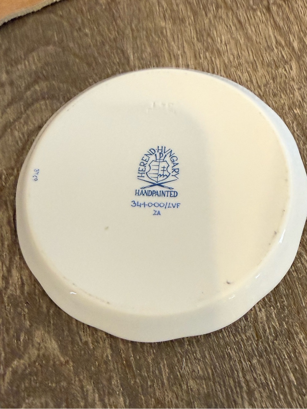 Collectible Herend Hungary Fine European Porcelain Small Trinket Dish - Picture 8 of 11
